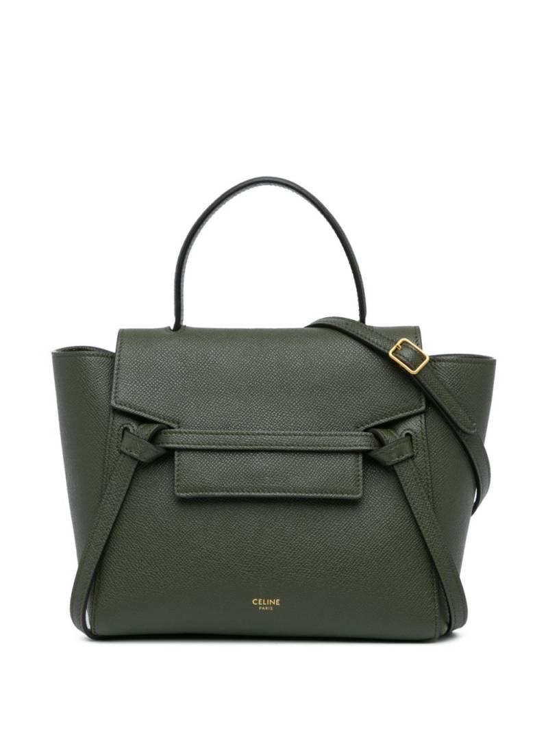 Céline Pre-Owned 21st Century Micro Calfskin Belt Bag satchel - Green von Céline Pre-Owned