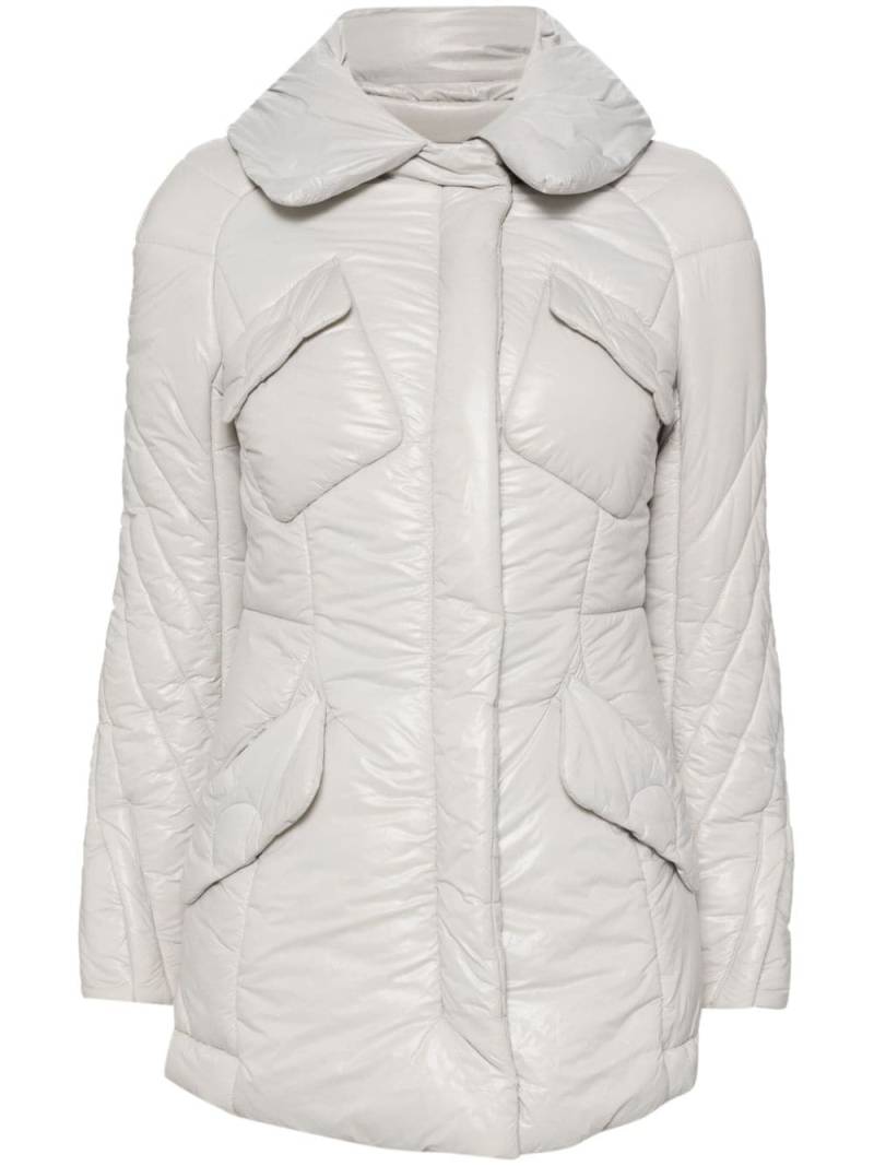 Céline Pre-Owned Macadam padded jacket - White von Céline Pre-Owned