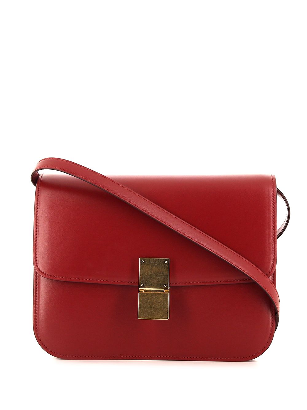 Céline Pre-Owned pre-owned Classic Box shoulder bag - Red von Céline Pre-Owned