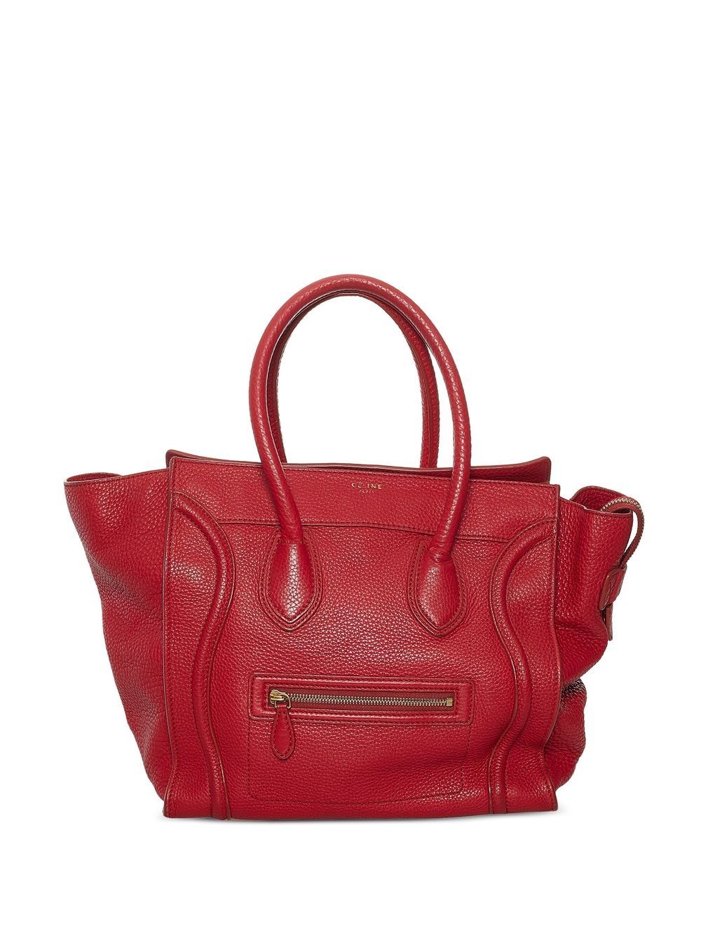 Céline Pre-Owned mini Luggage tote bag - Red von Céline Pre-Owned