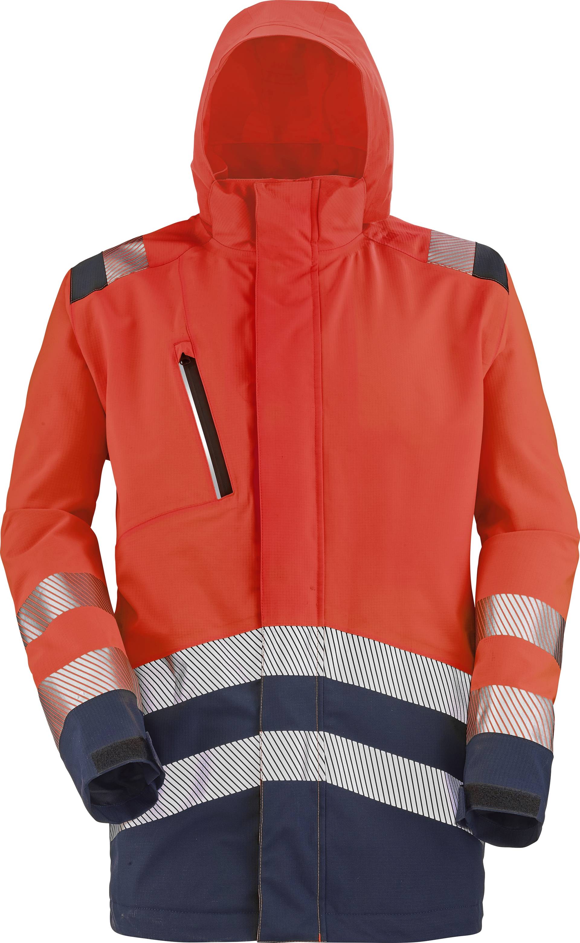 Cepovett Parka »Unisex Hochsichtbar "Erwin"«, mit Kapuze, Gr. S - 3XL, Warnschutz, Stretch-Stoff, Modul'wear von Cepovett