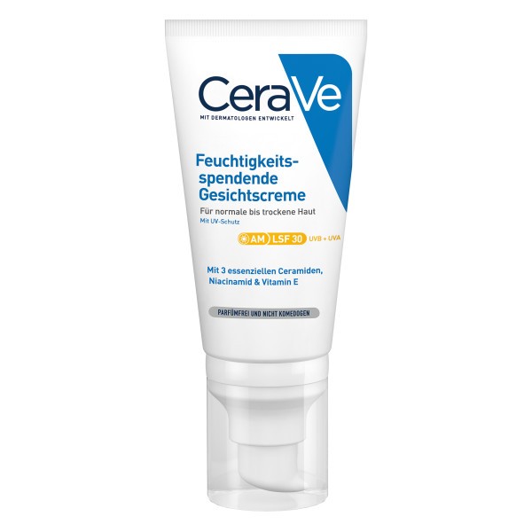 CERAVE - Feuchtigkeitsspendende Gesichtscreme Lsf30 von CeraVe