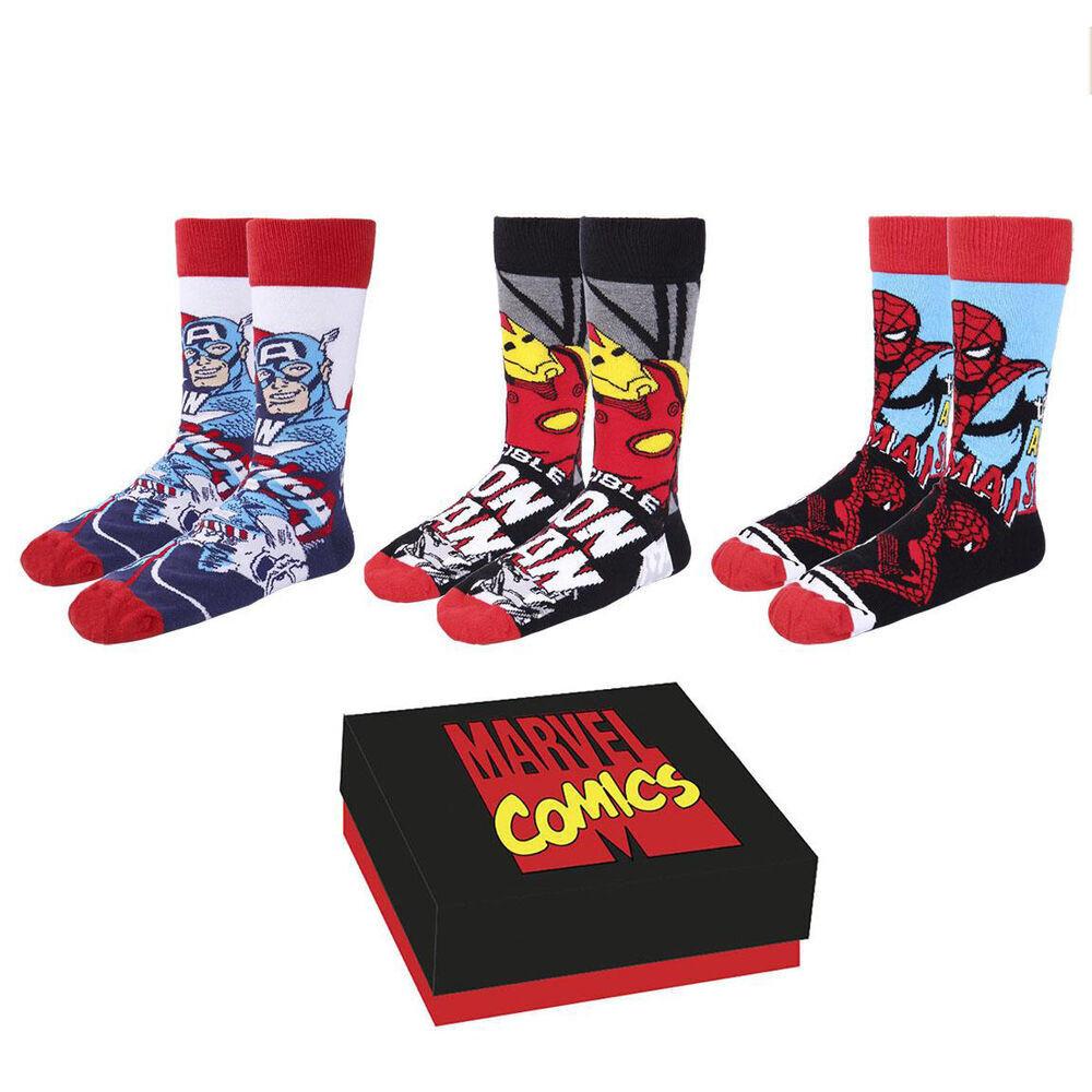 Socken Marvel (x3) Herren  36-41 von Cerdà