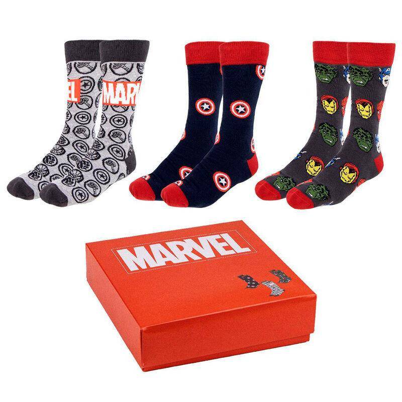 Socken Marvel (x3) Herren  36-41 von Cerdà