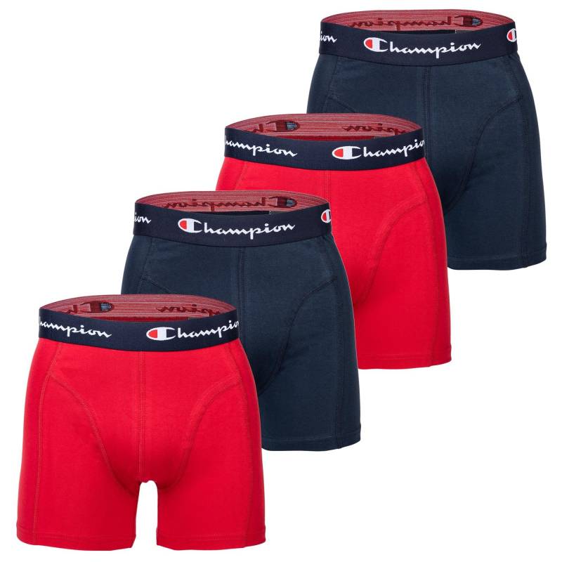 Boxershort 4er Pack Stretch Herren Rot L von Champion