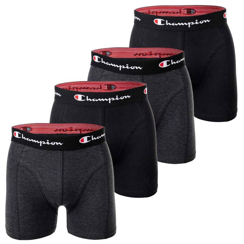 Boxershort 4er Pack Stretch Herren Schwarz Leicht XXL von Champion