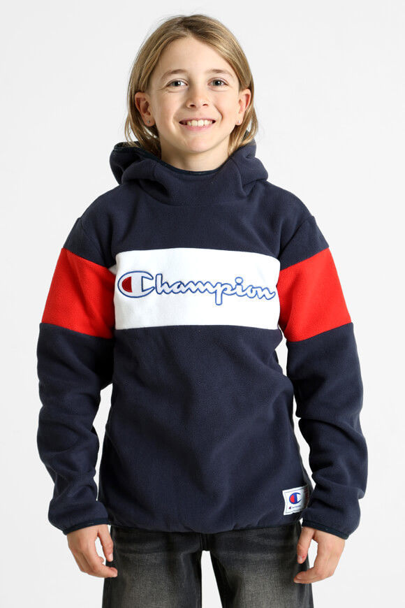 Champion Fleece Kapuzensweatshirt | Navy | Jungen  | L von Champion