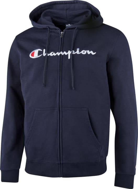 Champion Hooded Full Zip Sweatjacke dunkelblau von Champion