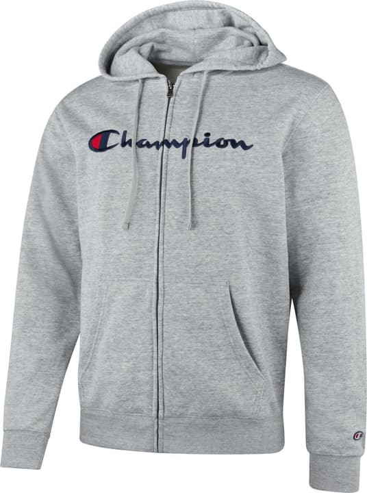 Champion Hooded Full Zip Sweatjacke grau von Champion