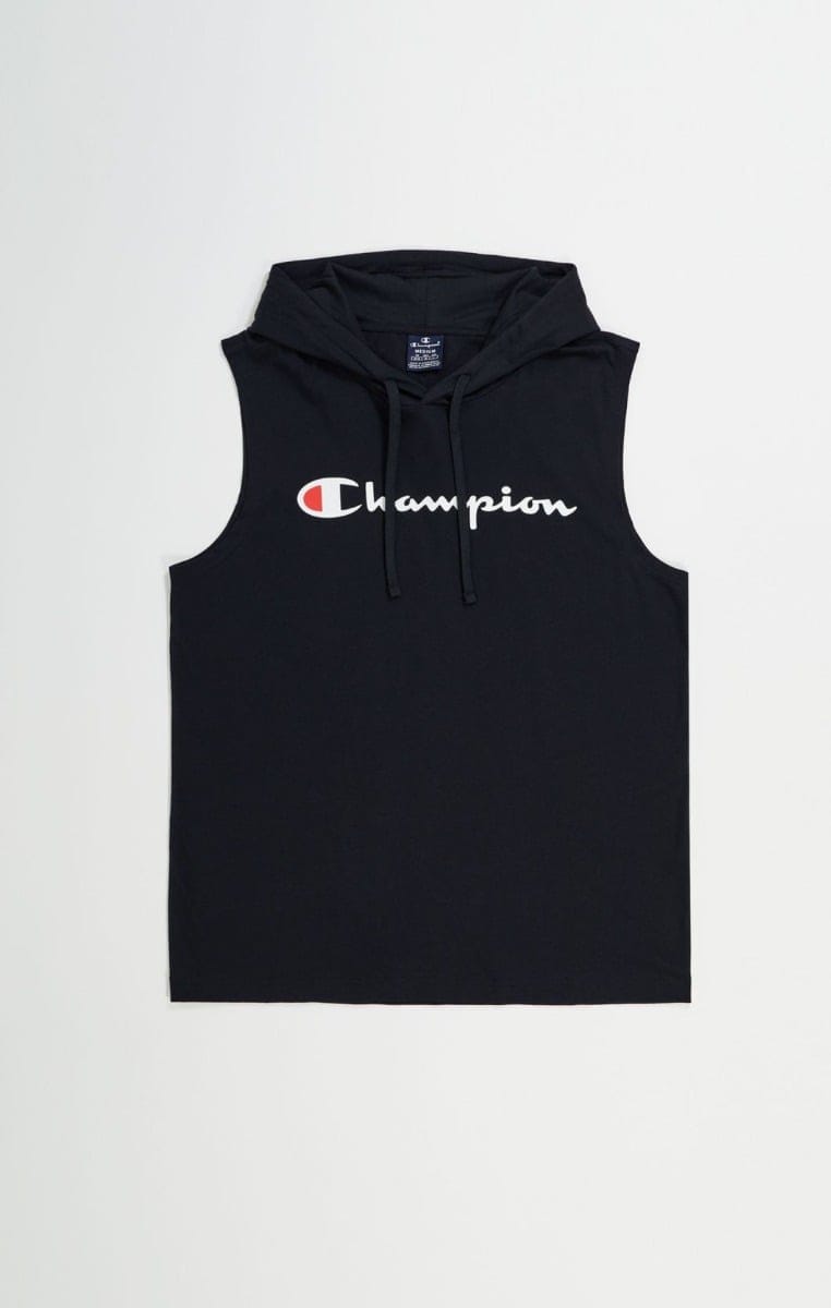 Champion Hooded Sleeveless T-Shirt-M M von Champion