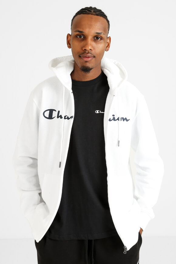 Champion Kapuzensweatjacke | Weiss | Herren  | L von Champion