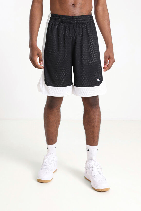 Champion Mesh Shorts | Black + White | Herren  | M von Champion