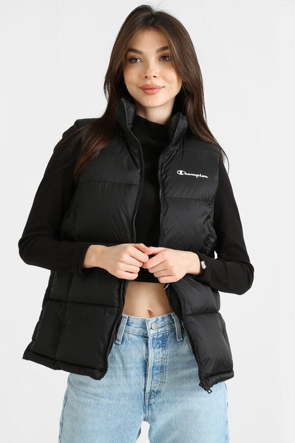 Champion Puffer Gilet | Black | Damen  | L von Champion