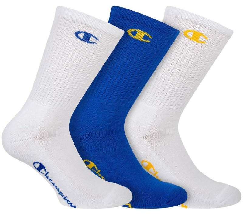 Champion - Socken  3er Pack-Y08QG X3 CREW SOCKS, für Damen, Multicolor, Größe 35-38 von Champion