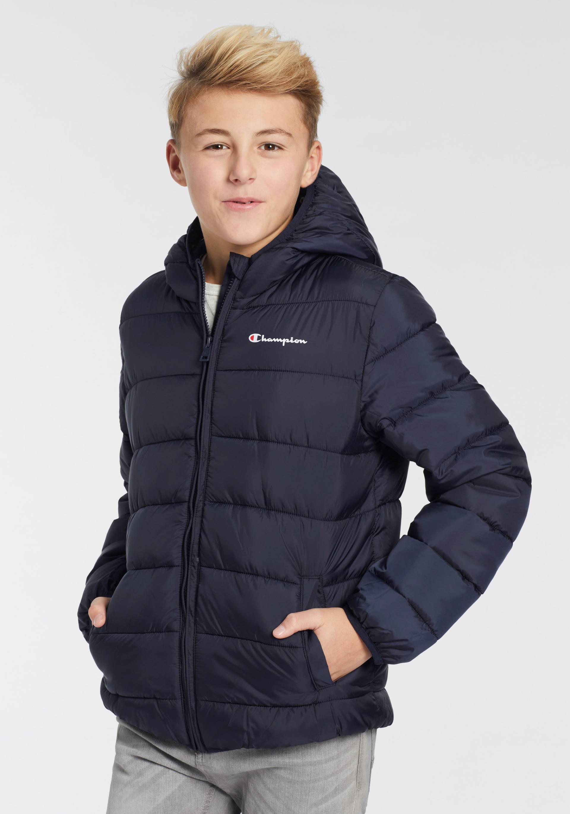 Champion Steppjacke, mit Kapuze, Für Kinder von Champion