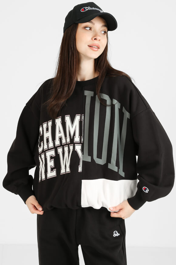 Champion Sweatshirt | Schwarz | Damen  | M von Champion