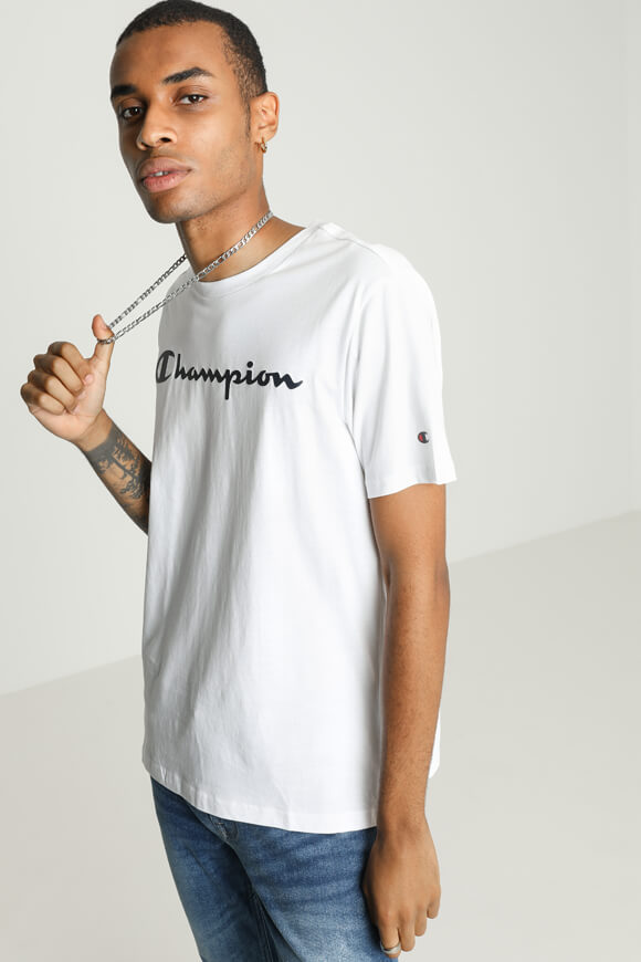 Champion T-Shirt | White | Herren  | L von Champion