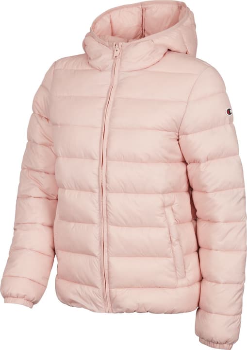 Champion W Hooded Polyfilled Jacket Winterjacke altrosa von Champion