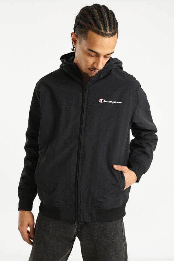 Champion Windbreaker | Black | Herren  | M von Champion