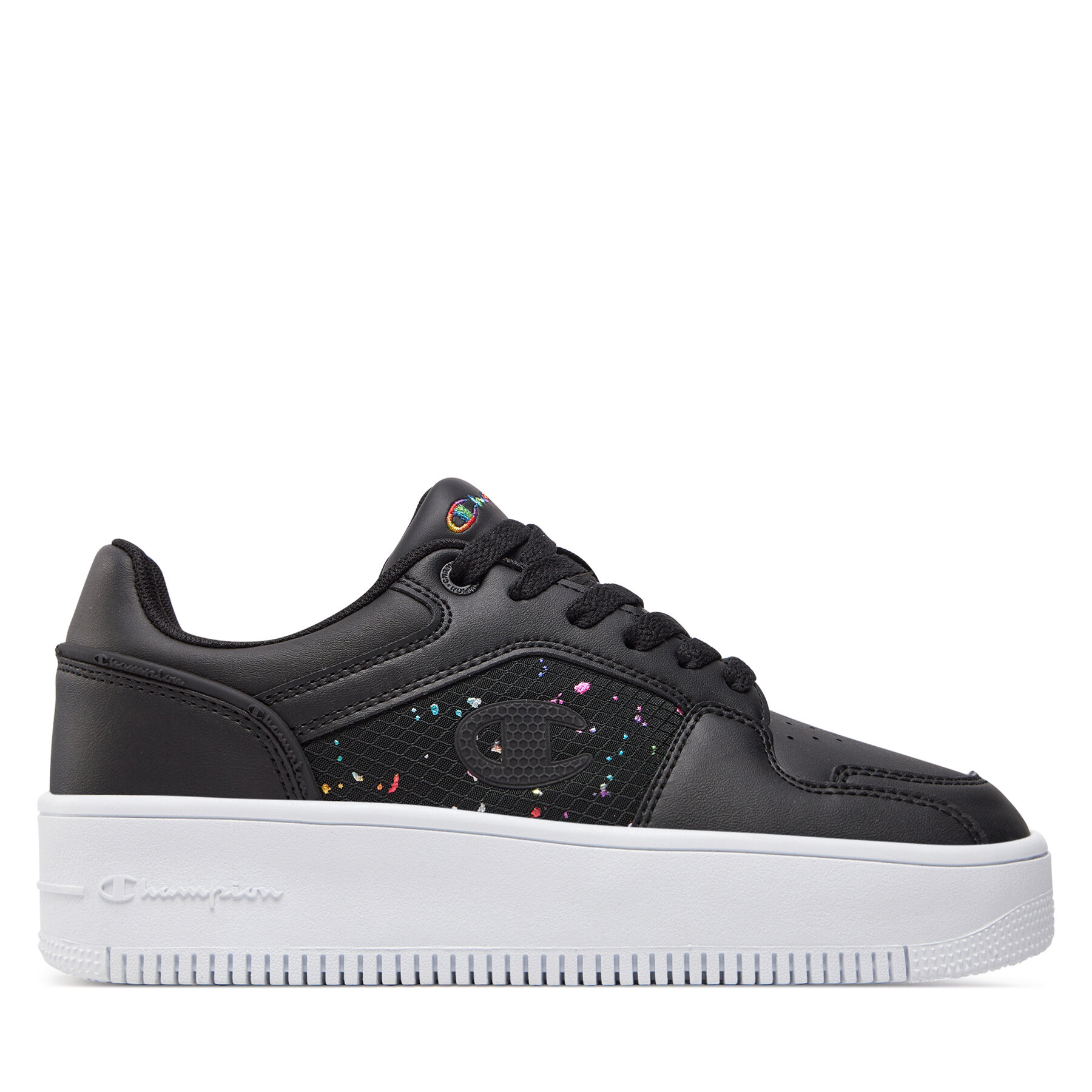 Sneakers Champion Rebound Platform Abstract Low Cut Shoe S11654-CHA-KK001 Schwarz von Champion