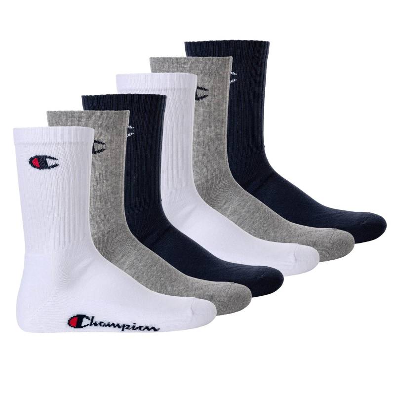 Socken 6er Pack Damen Grau 39-42 von Champion