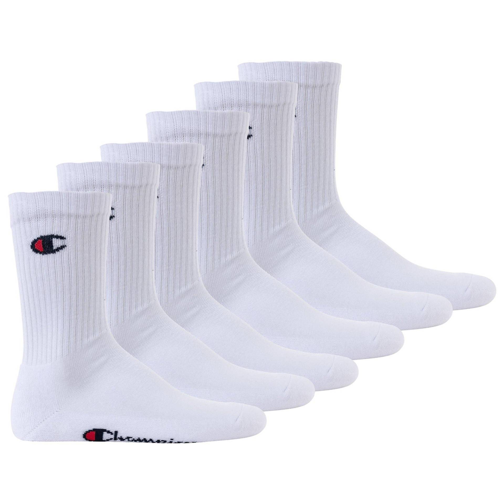 Socken 6er Pack Damen Weiss 35-38 von Champion