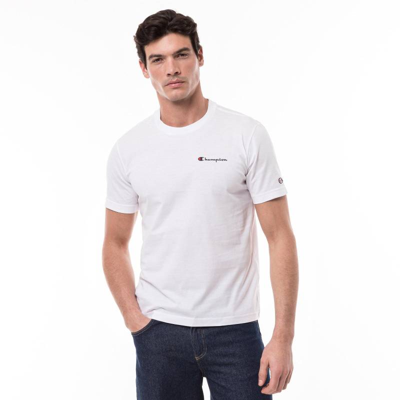 T-shirt Herren Weiss M von Champion