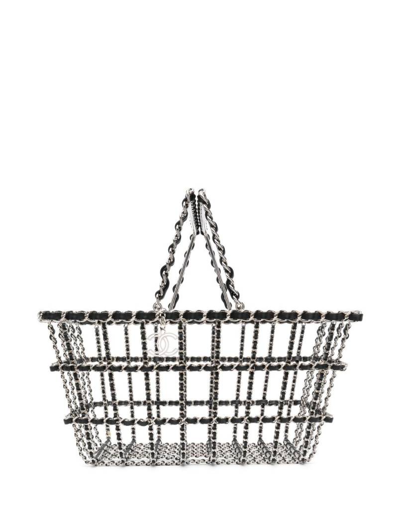 CHANEL Pre-Owned 2014 XXL Shopping Basket bag - Silver von CHANEL Pre-Owned