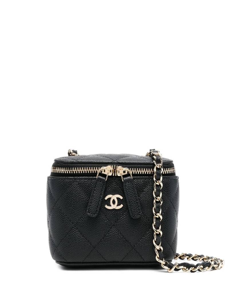 CHANEL Pre-Owned 2021 mini crossbody bag - Black von CHANEL Pre-Owned