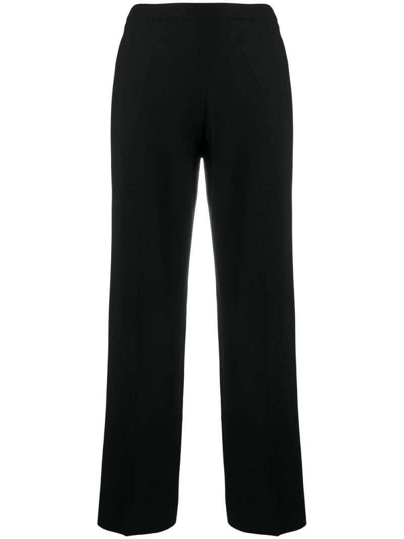 CHANEL Pre-Owned straight-fit tailored trousers - Black von CHANEL Pre-Owned