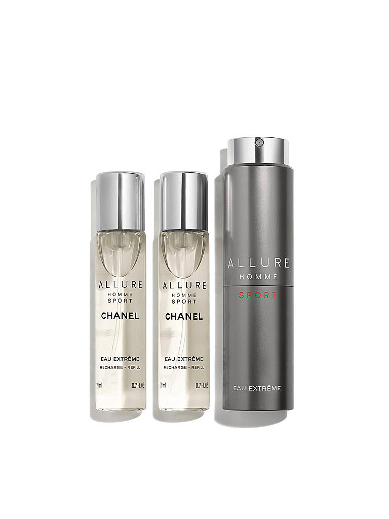 CHANEL ALLURE HOMME SPORT EXTRÊME TWIST AND SPRAY NACHFÜLLBARER FLAKON 3 X 20 ML - EAU EXTRÊME 3X20ML von Chanel