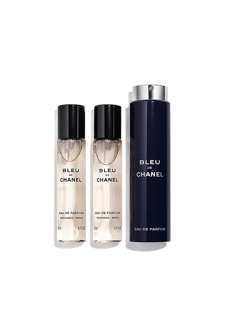 CHANEL BLEU DE CHANEL TWIST AND SPRAY NACHFÜLLBARER FLAKON – EAU DE PARFUM 3X20ML von Chanel