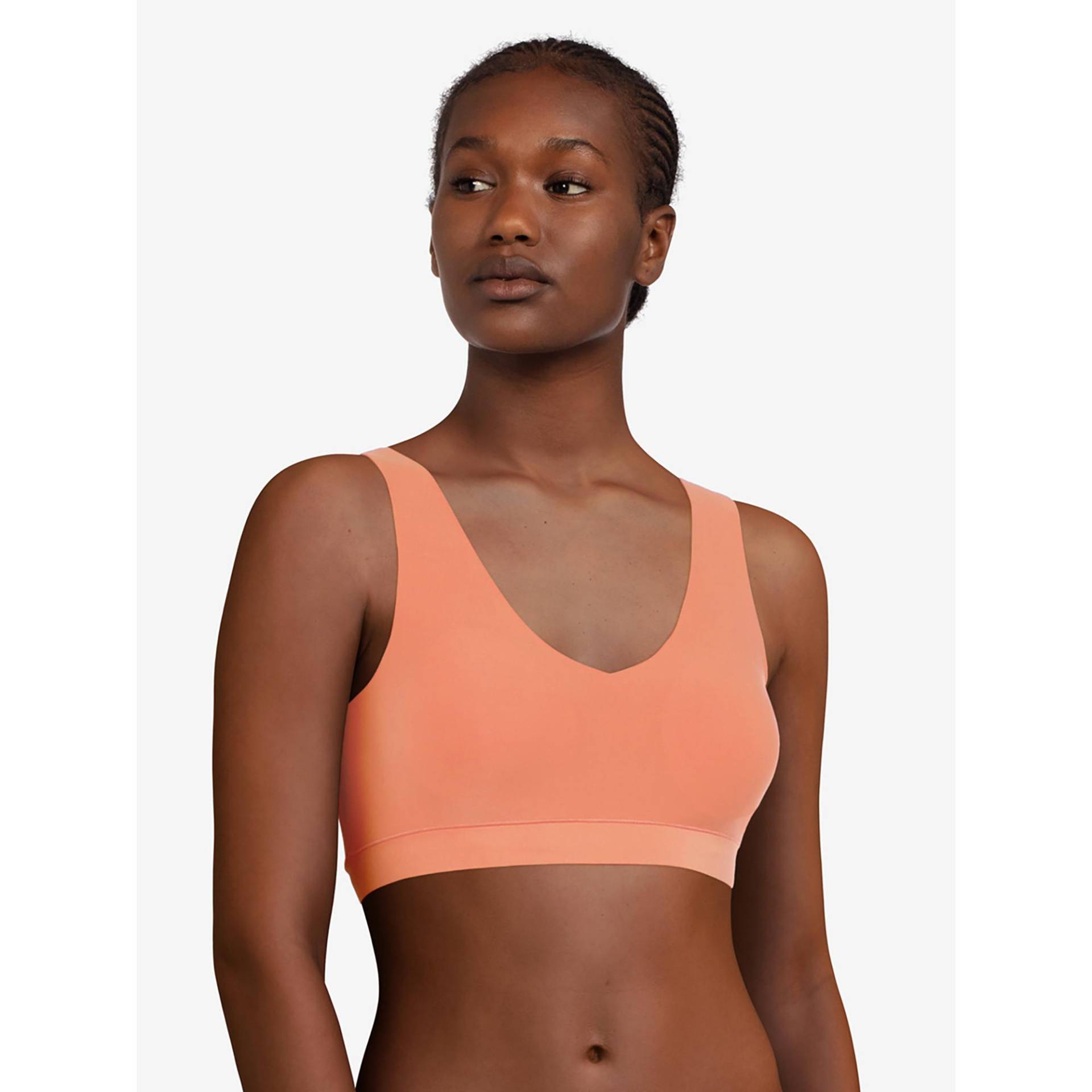 Bügelloser Bh, Unwattiert Damen Orange  M von Chantelle