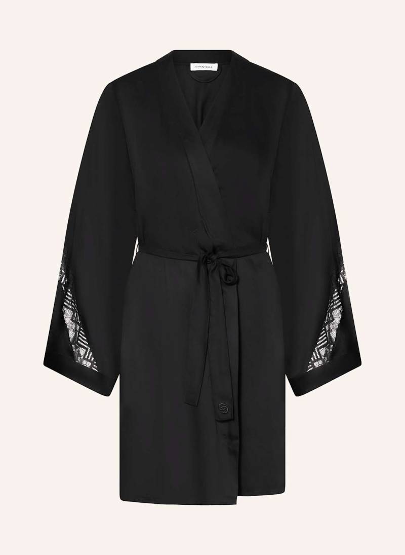 Chantelle Damen-Kimono Origins Aus Satin schwarz von Chantelle