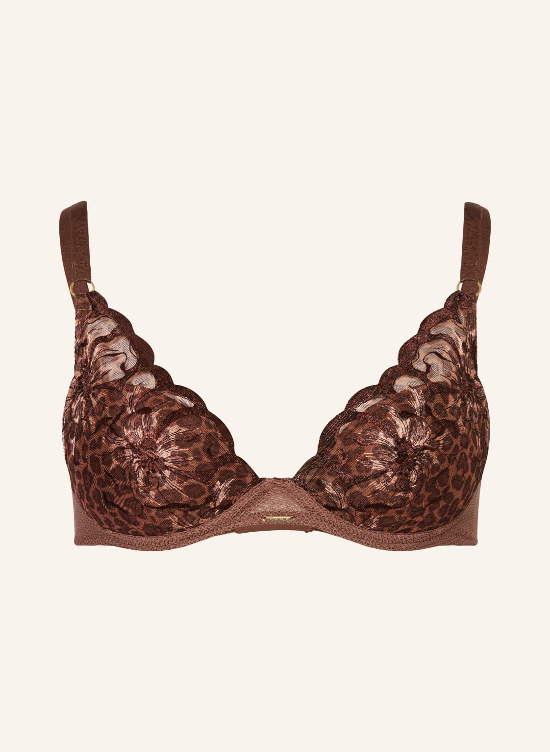 Chantelle Schalen-Bh Fleurs braun Chantelle Schalen-Bh Fleurs braun von Chantelle