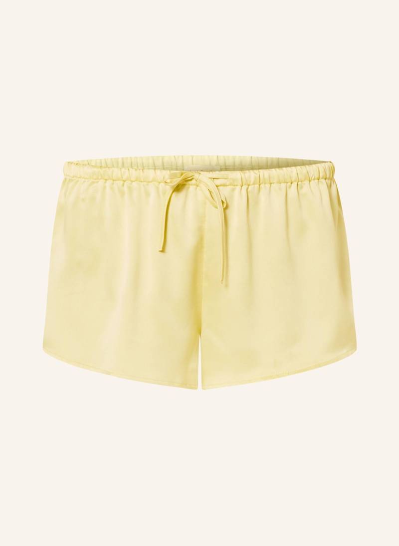 Chantelle Schlafshorts Play Aus Satin gelb von Chantelle