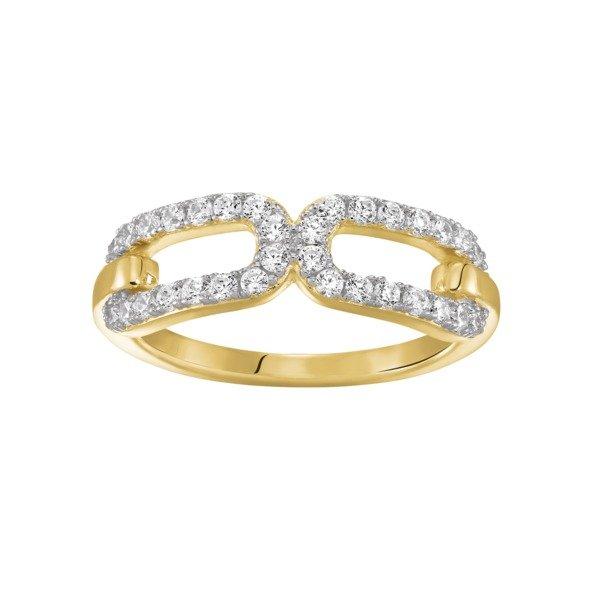 Gold-silberring Damen  54mm von Charles Garnier