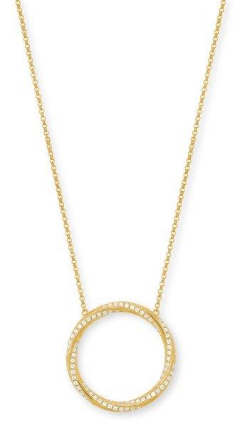 Goldene Silberkette Damen  43cm von Charles Garnier