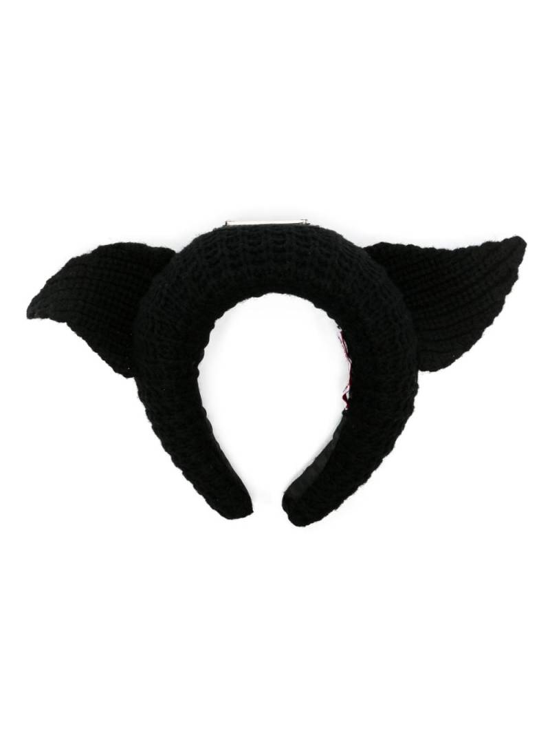 Charles Jeffrey Loverboy Alice ears hair band - Black von Charles Jeffrey Loverboy