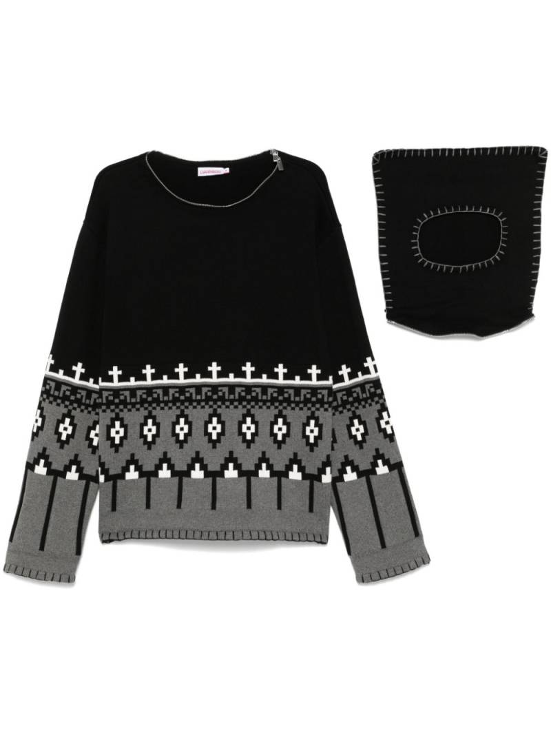 Charles Jeffrey Loverboy Boo sweater - Black von Charles Jeffrey Loverboy