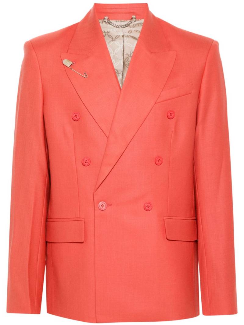 Charles Jeffrey Loverboy Edinburgh double-breasted blazer - Red von Charles Jeffrey Loverboy