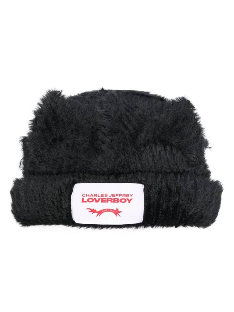 Charles Jeffrey Loverboy Fluffy Chunky Ears beanie - Black von Charles Jeffrey Loverboy