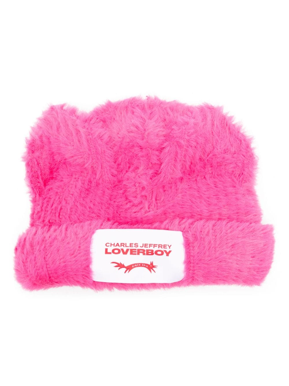 Charles Jeffrey Loverboy Fluffy Chunky Ears beanie - Pink von Charles Jeffrey Loverboy