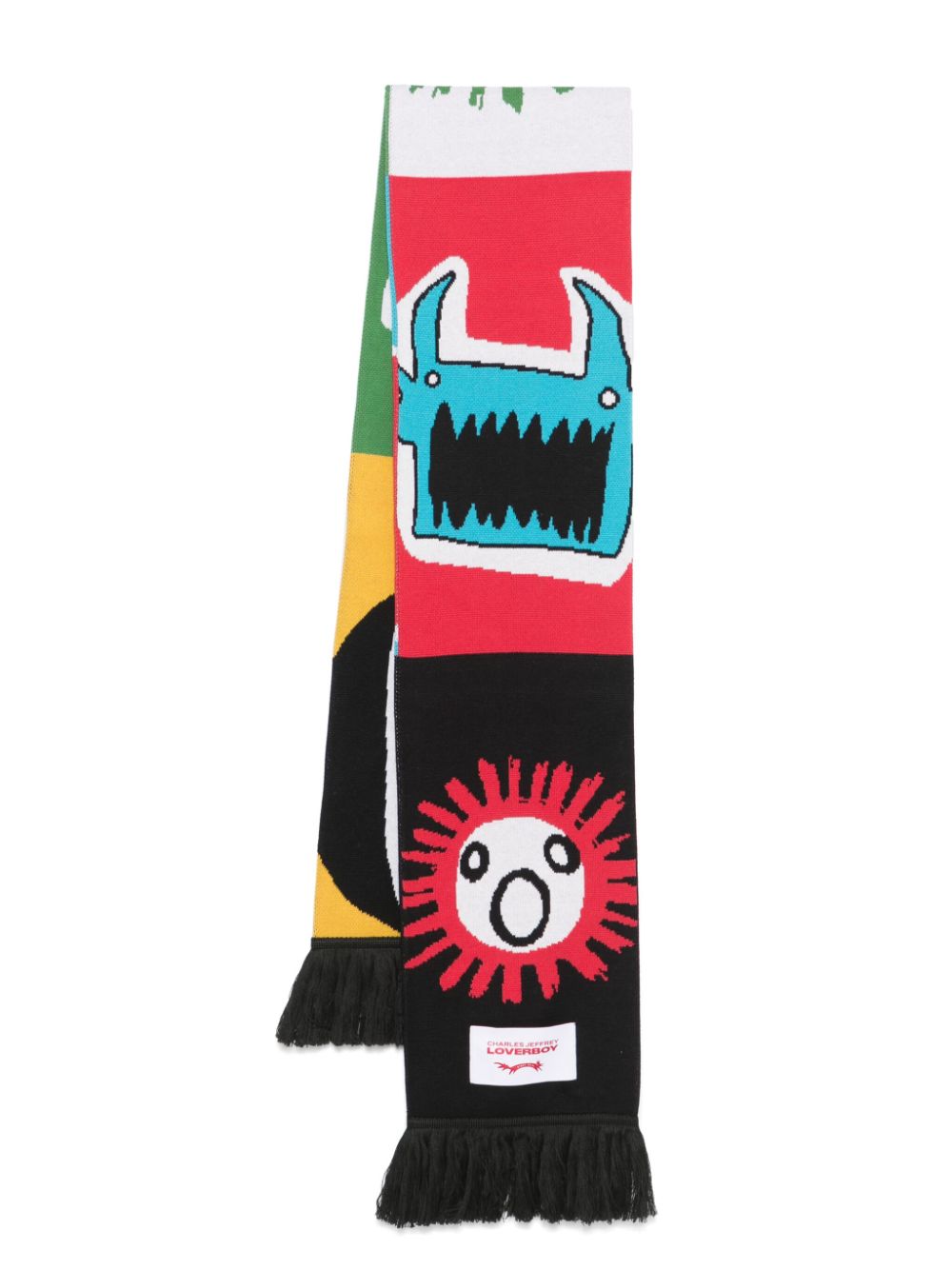 Charles Jeffrey Loverboy Football scarf - Black von Charles Jeffrey Loverboy