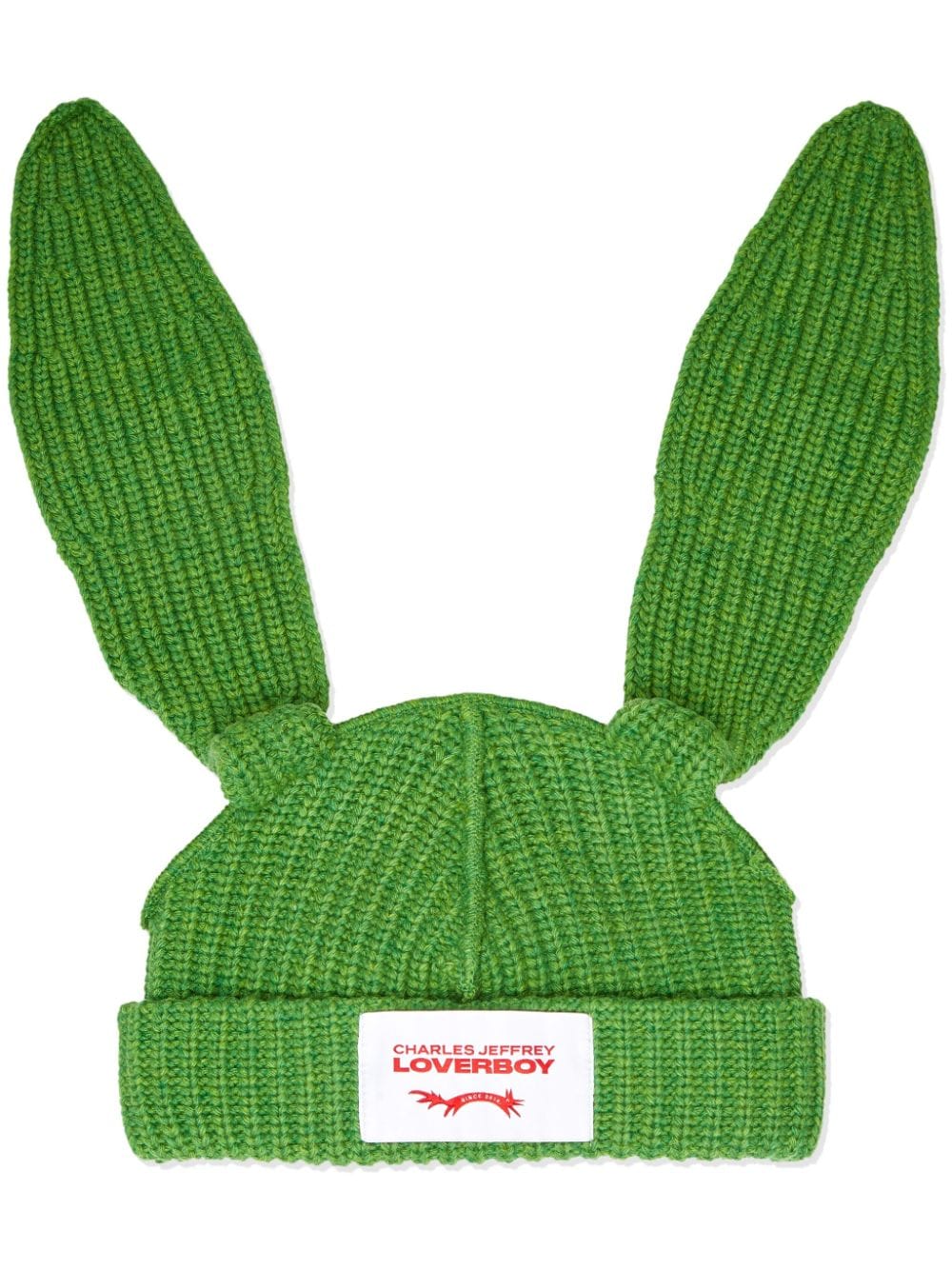 Charles Jeffrey Loverboy Rabbit beanie - Green von Charles Jeffrey Loverboy