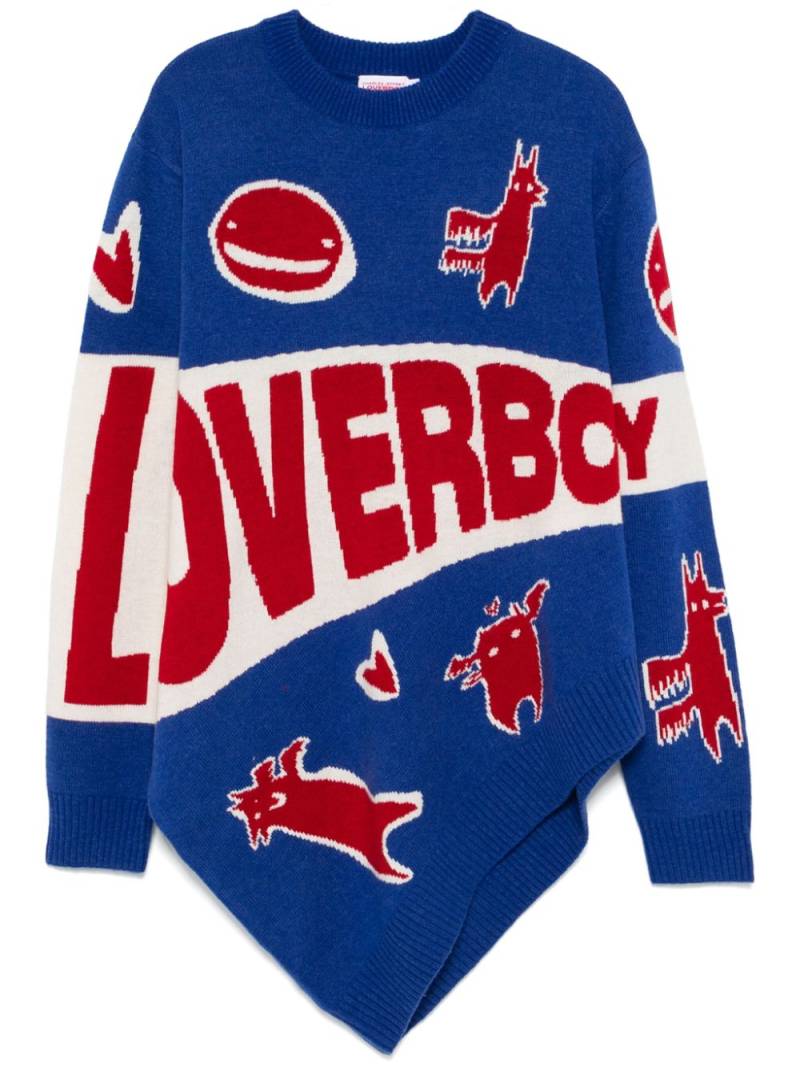 Charles Jeffrey Loverboy Topsy Turvy Loverboy Lojo jumper - Blue von Charles Jeffrey Loverboy