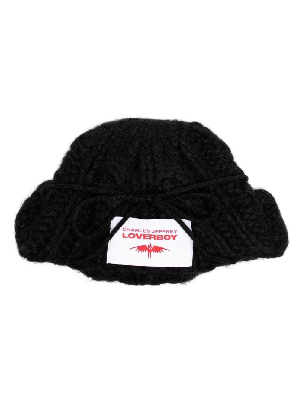 Charles Jeffrey Loverboy chunky aviator beanie - Black von Charles Jeffrey Loverboy