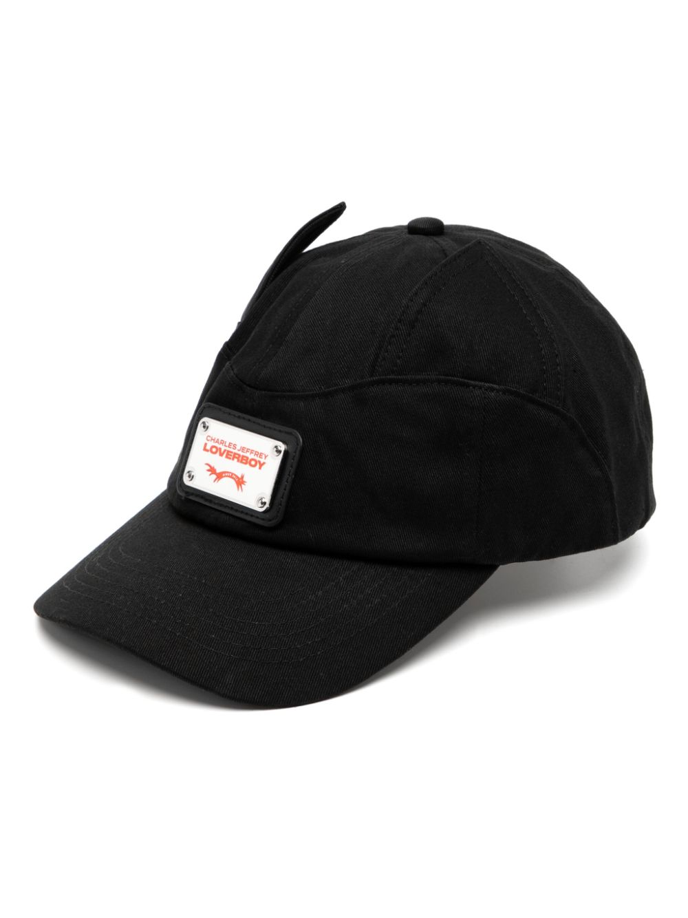 Charles Jeffrey Loverboy logo patch hat - Black von Charles Jeffrey Loverboy