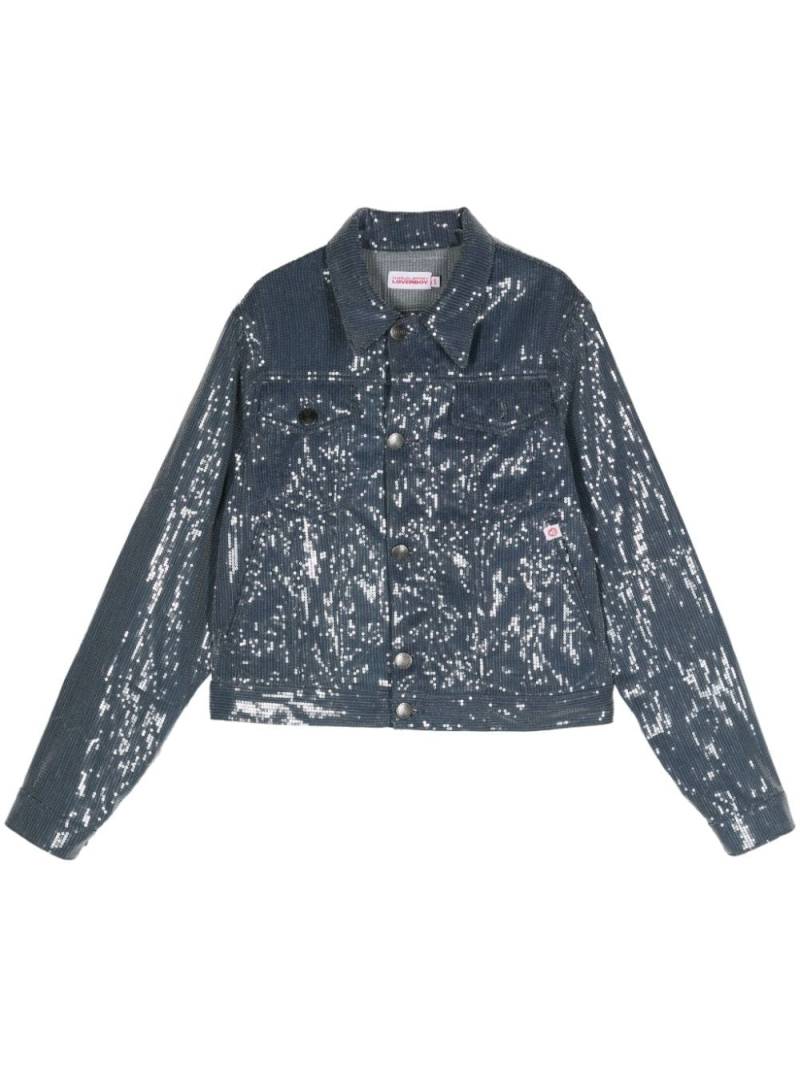 Charles Jeffrey Loverboy sequin-embellished jacket - Blue von Charles Jeffrey Loverboy