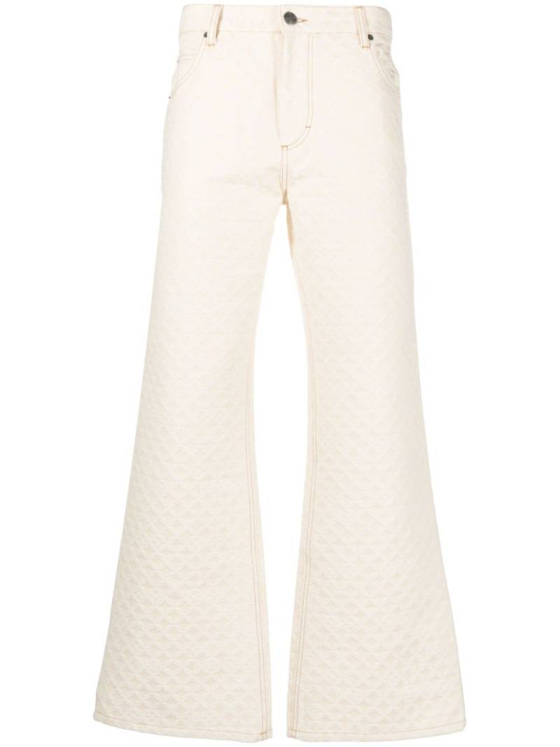 Charles Jeffrey Loverboy straight-leg cut jeans - Neutrals von Charles Jeffrey Loverboy